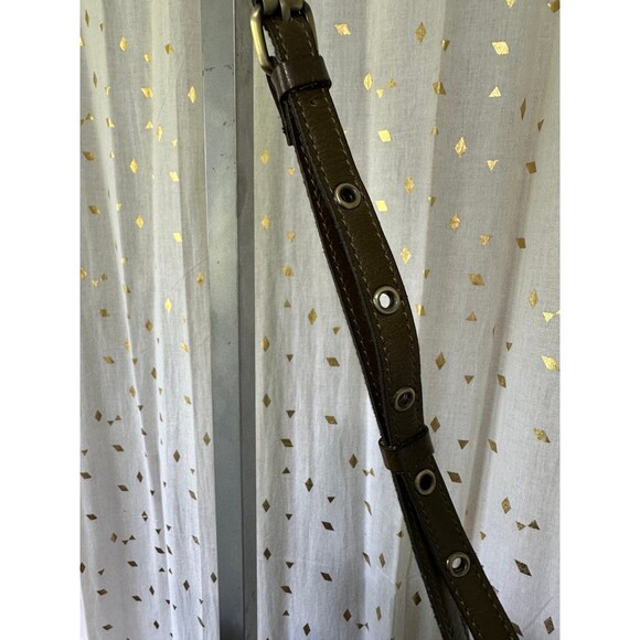 Patricia Nash Soft Olive Aveley Floral Embossed Genuine Leather Crossbody Bag - Picture 10 of 10